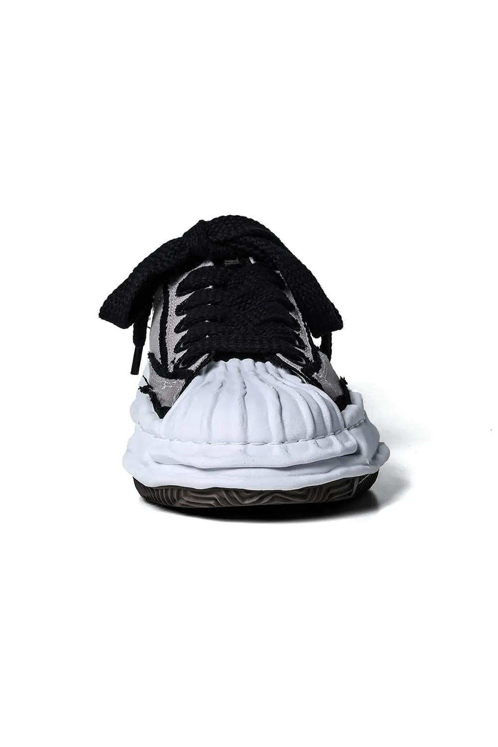 -BLAKEY Low- Overhanging canvas Low-top sneakers Gray