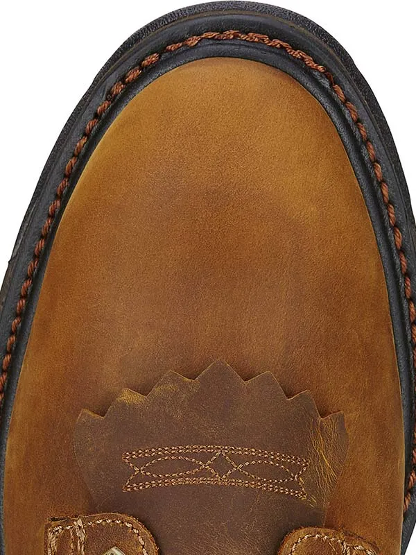 Ariat 10016266 Mens Workhog 8in Lace Up Work Boot Aged Bark