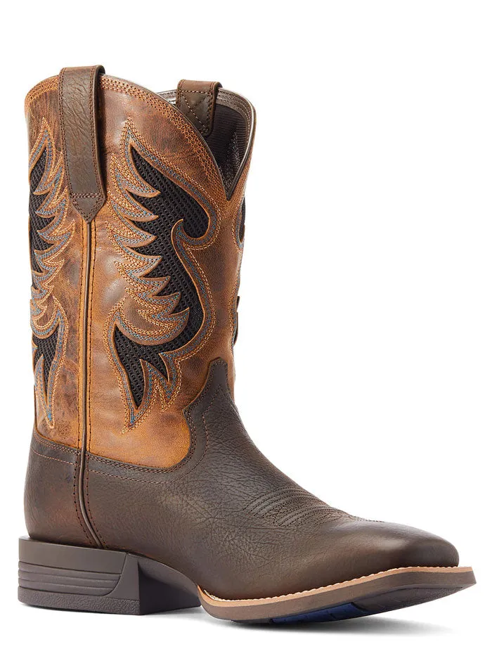 Ariat 10044573 Mens Cowpuncher VentTEK Western Boot Dark Brown