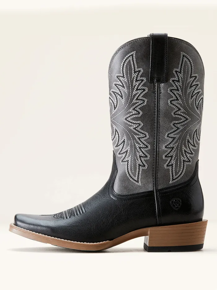 Ariat 10053695 Mens Renegade Cowboy Boot Titanium Black Night