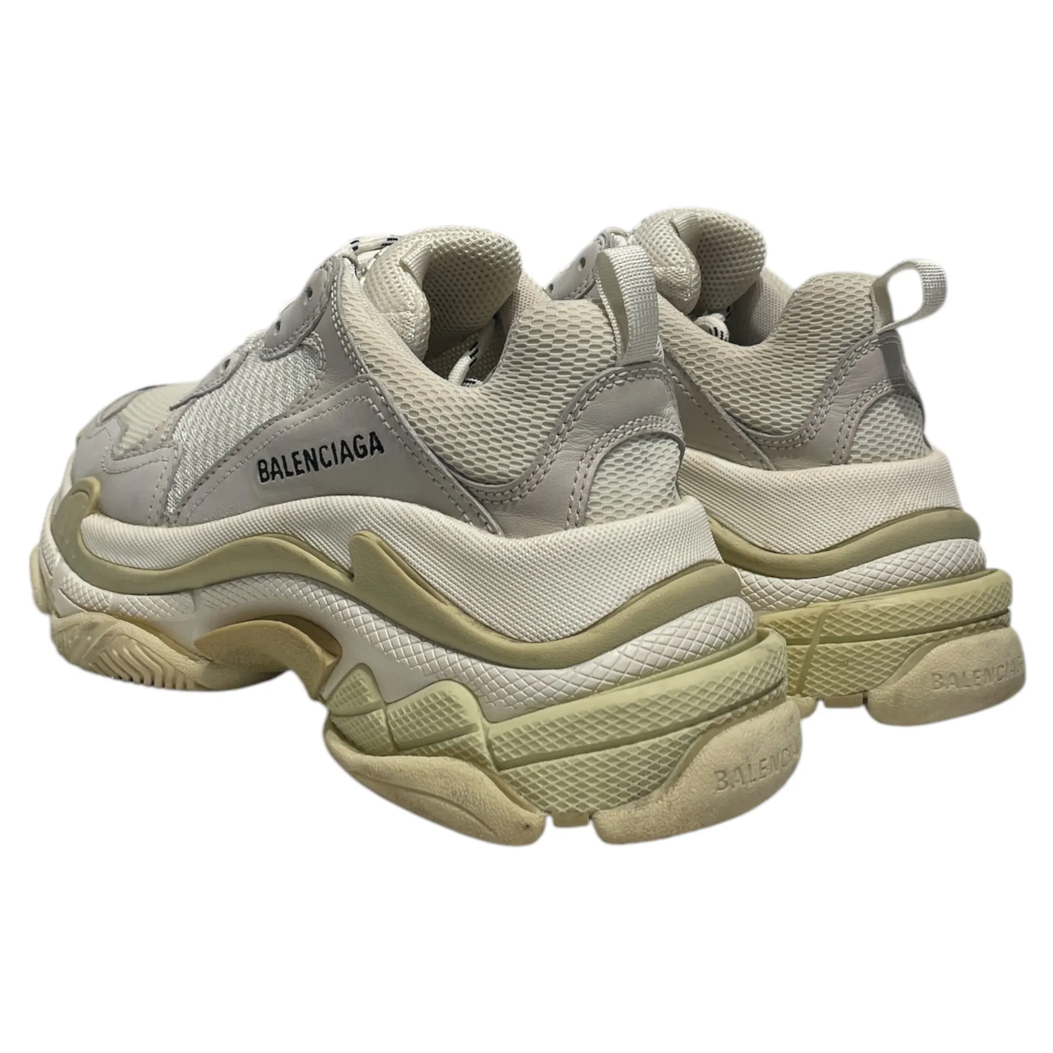 BALENCIAGA/Low-Sneakers/EU 38/CRM/Triple S Women Cream