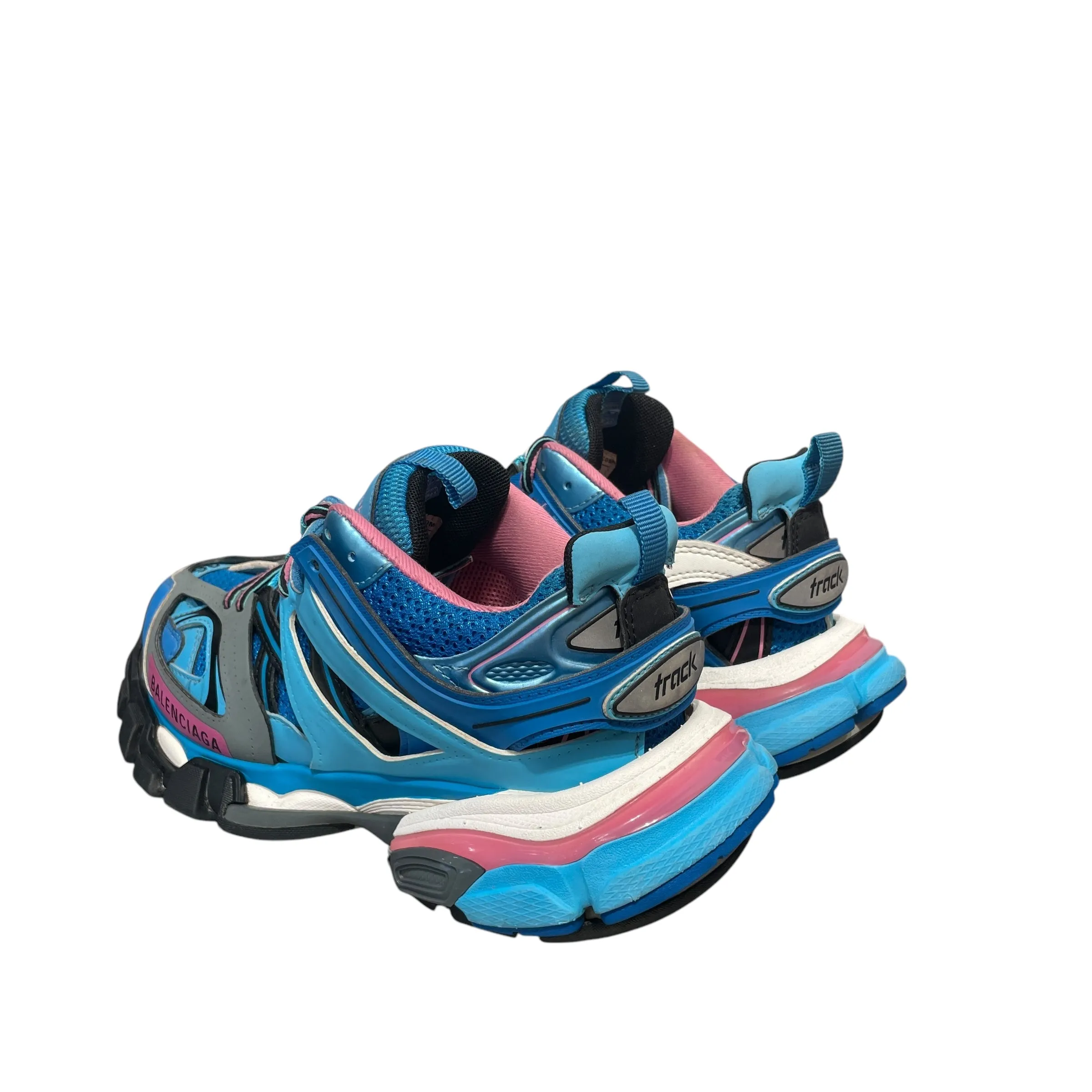 BALENCIAGA/Low-Sneakers/US 6/Nylon/BLU/