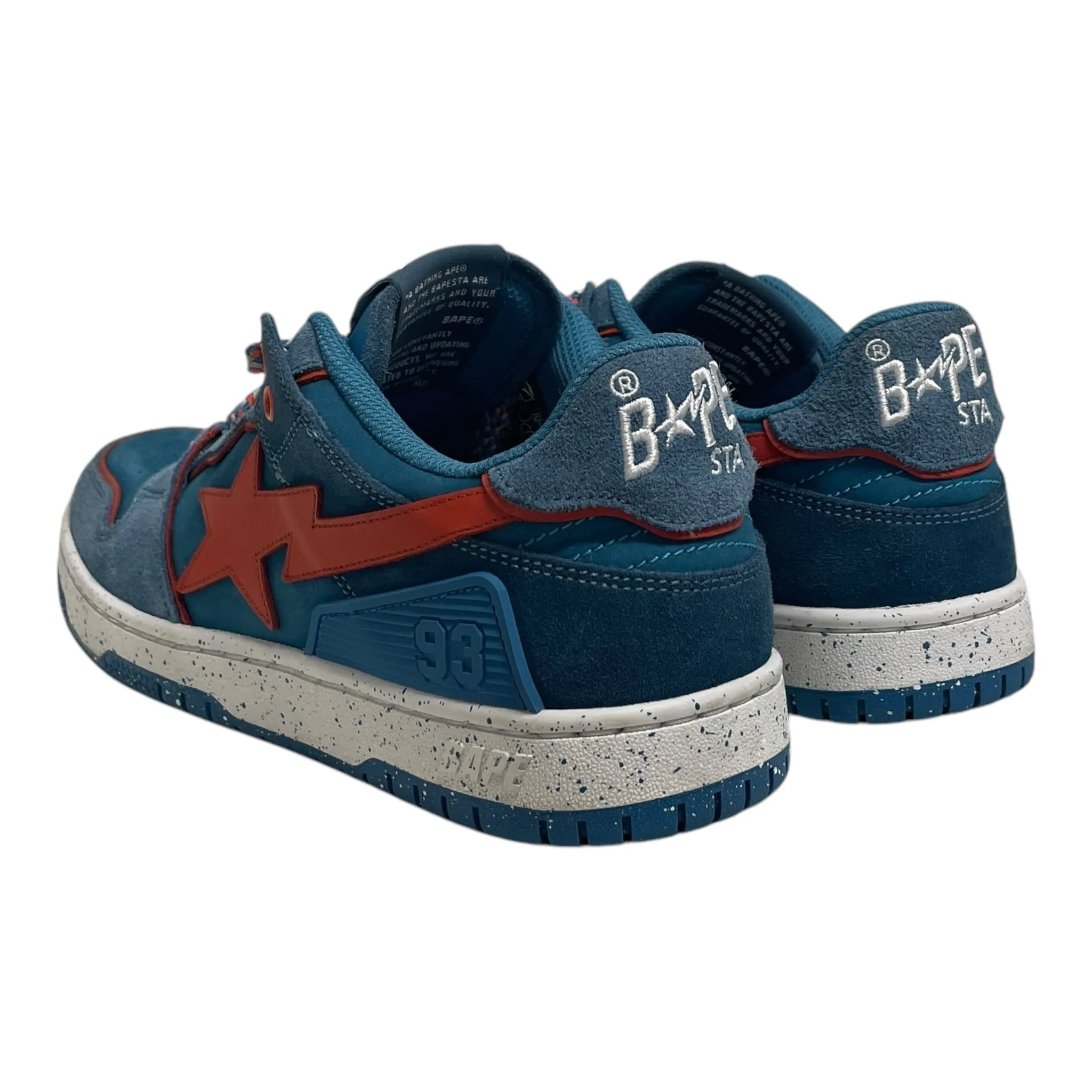 BAPE STA!/Low-Sneakers/US 8.5/Suede/IDG/