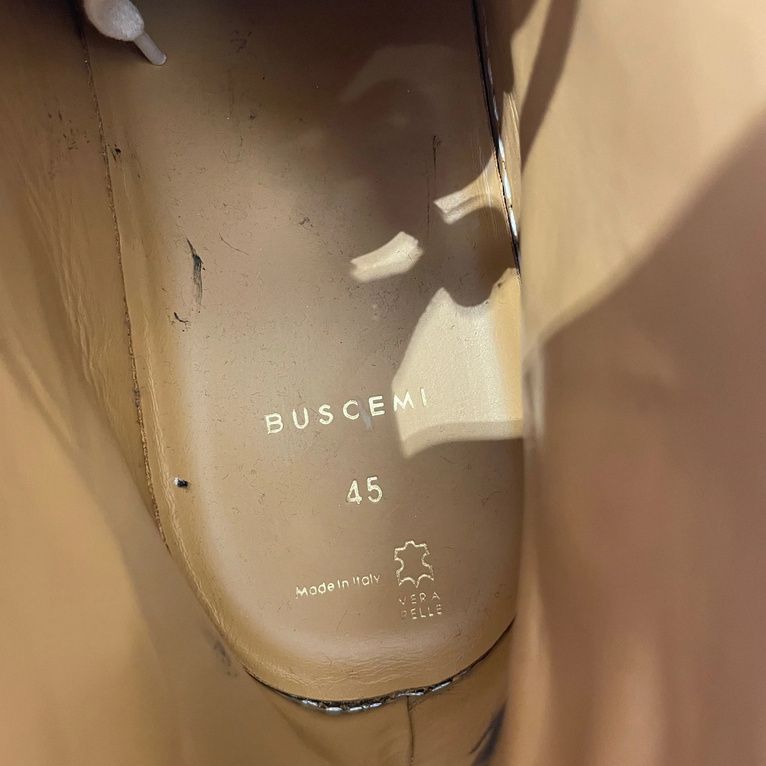BUSCEMI/Hi-Sneakers/EU 45/WHT/