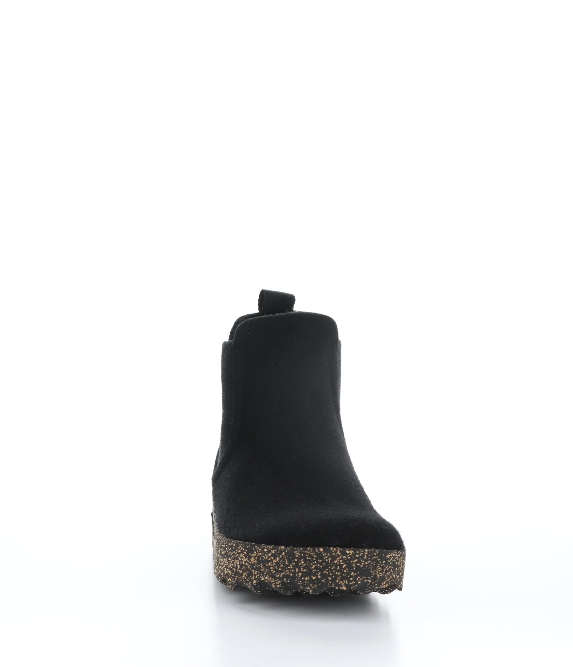 CAIA084ASP Black Round Toe Boots