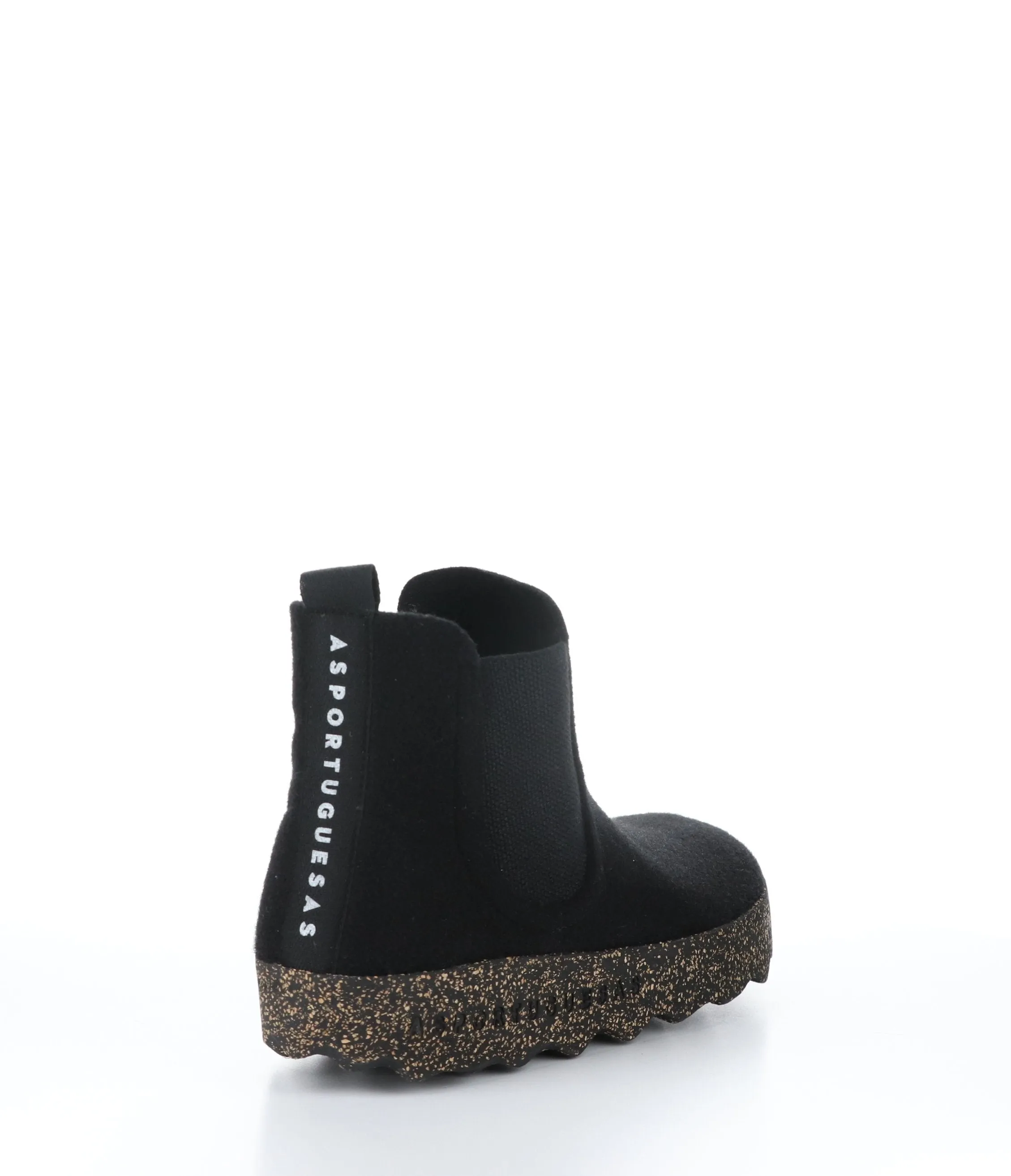 CAIA084ASP Black Round Toe Boots