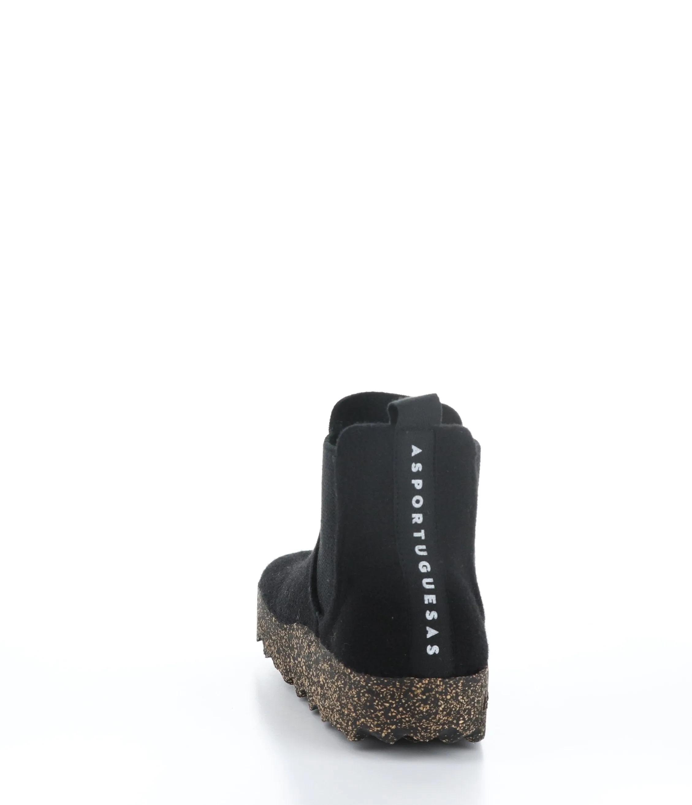 CAIA084ASP Black Round Toe Boots
