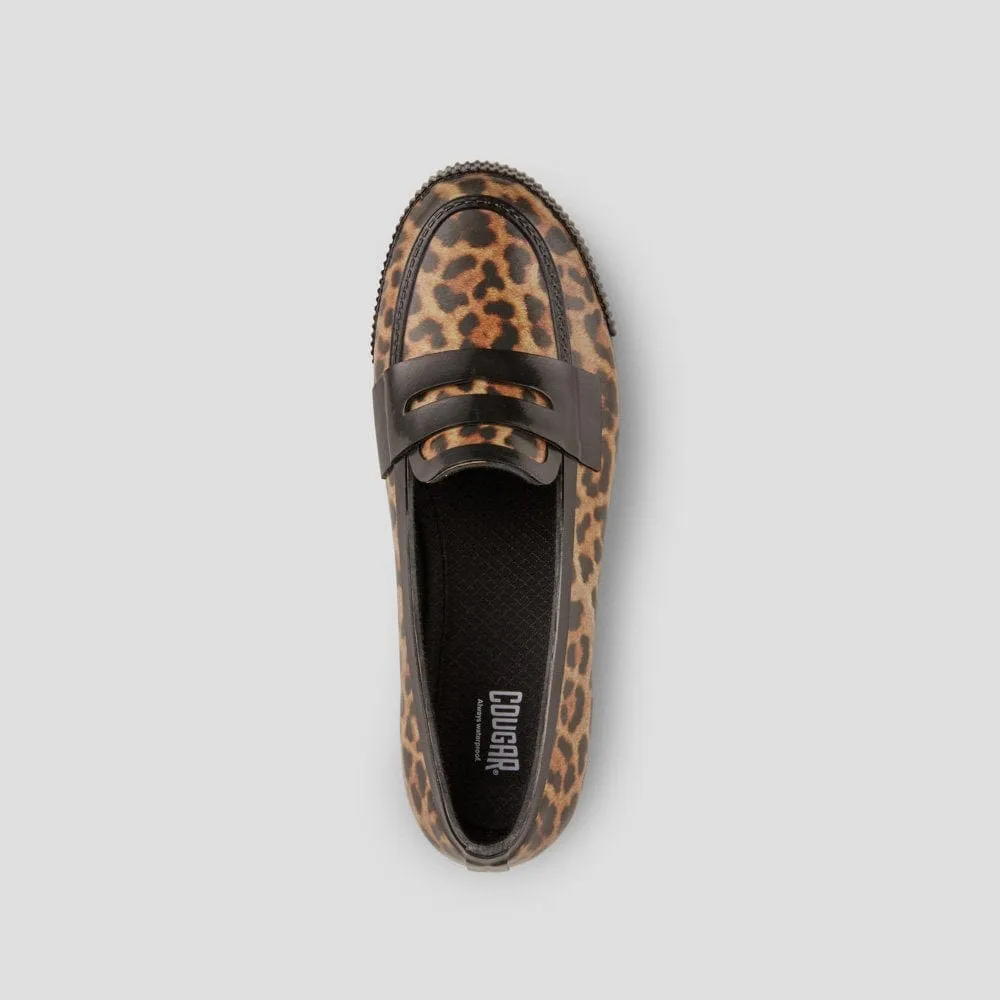Cougar Women's Ritz Rain Loafers- Leopard