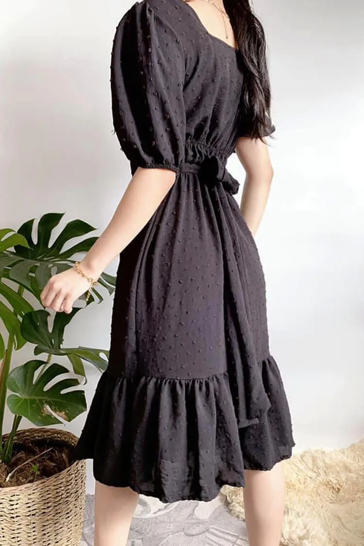 Cynthia Square Neck Dress
