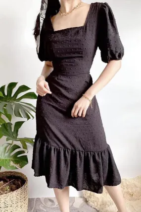 Cynthia Square Neck Dress