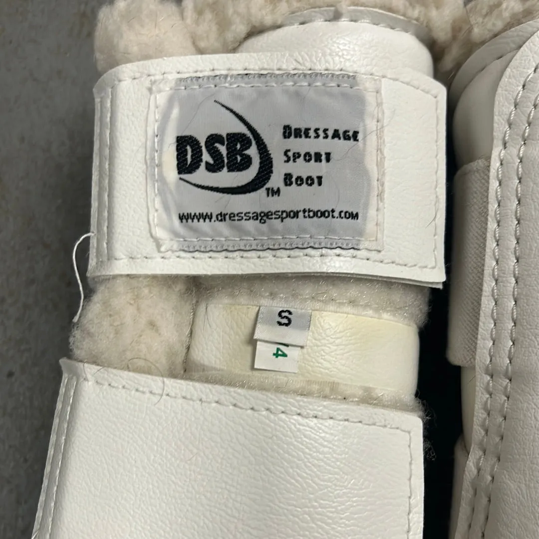 Dressage Sport Boots White Small