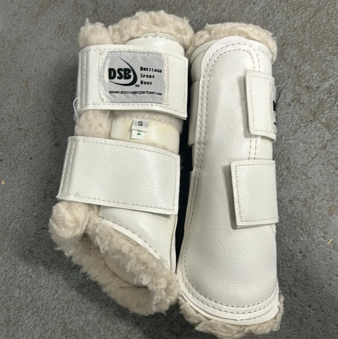 Dressage Sport Boots White Small