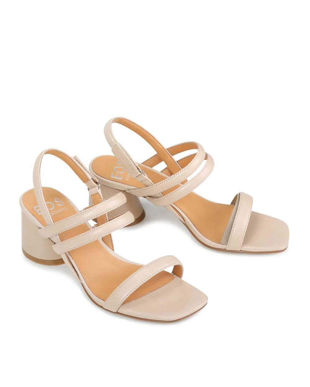 EOS Petella Nude Leather Summer Slingback