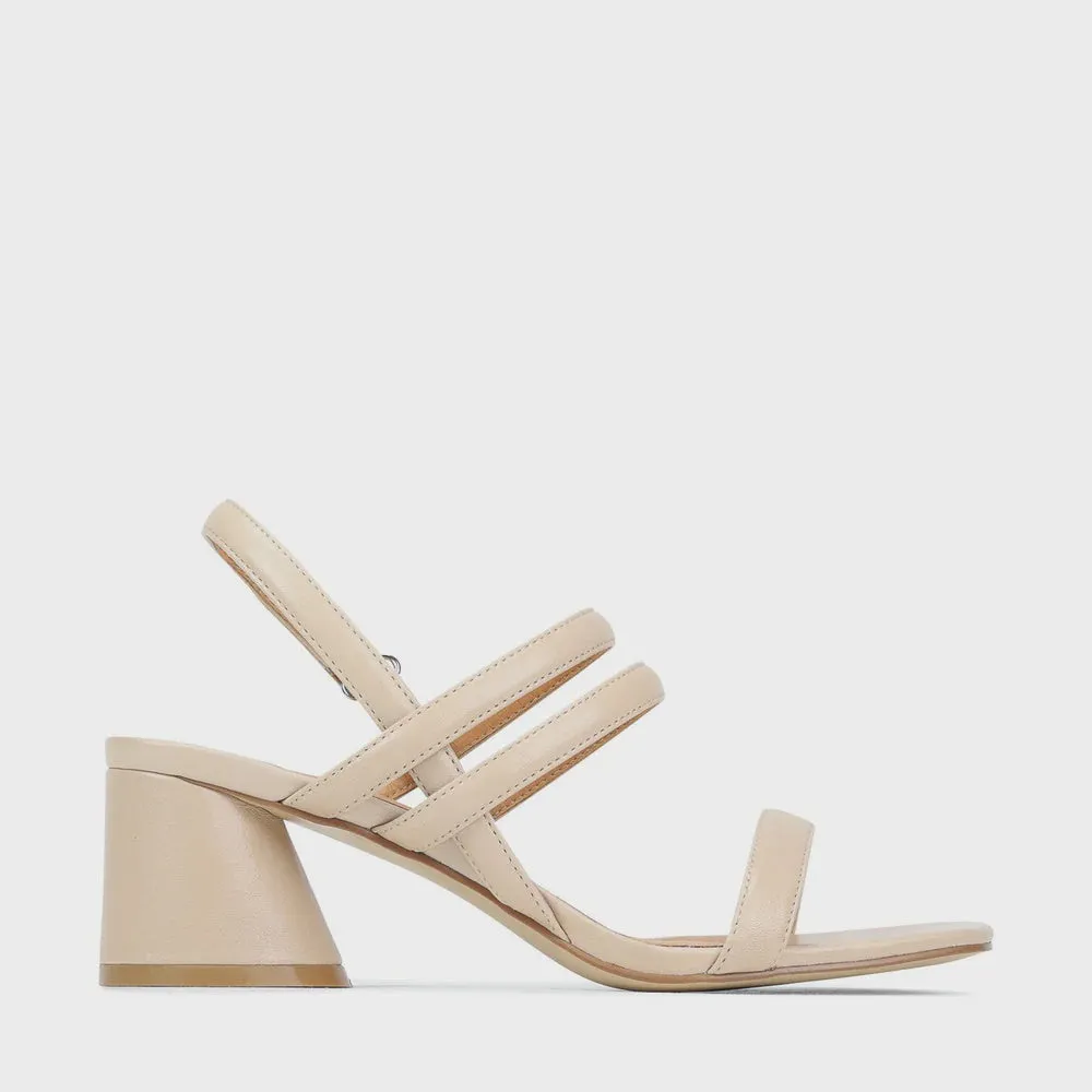 EOS Petella Nude Leather Summer Slingback