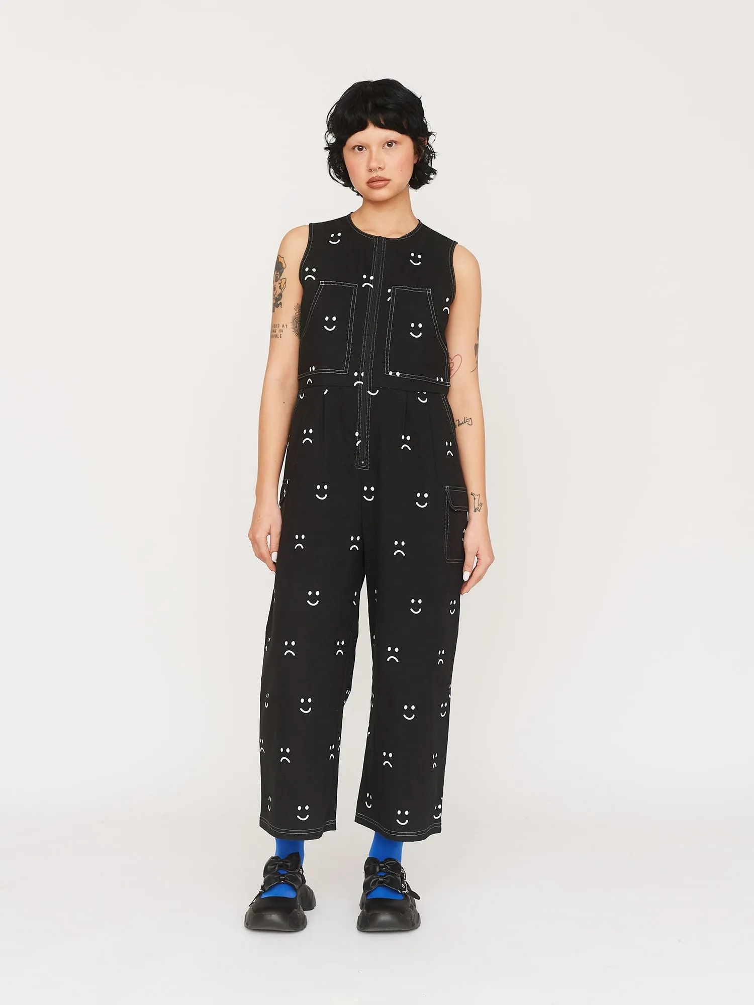 Happy Sad Gilet Jumpsuit