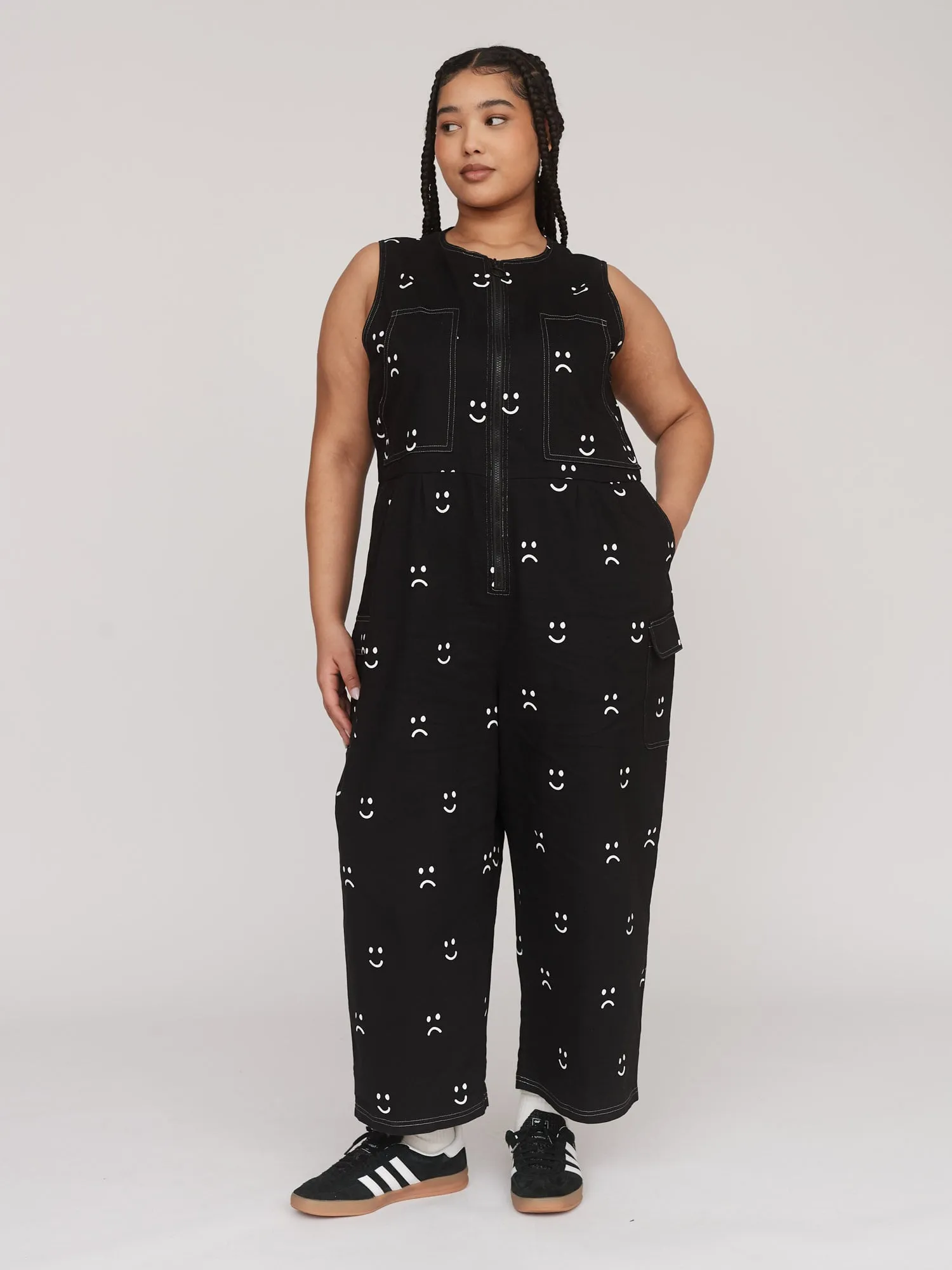 Happy Sad Gilet Jumpsuit