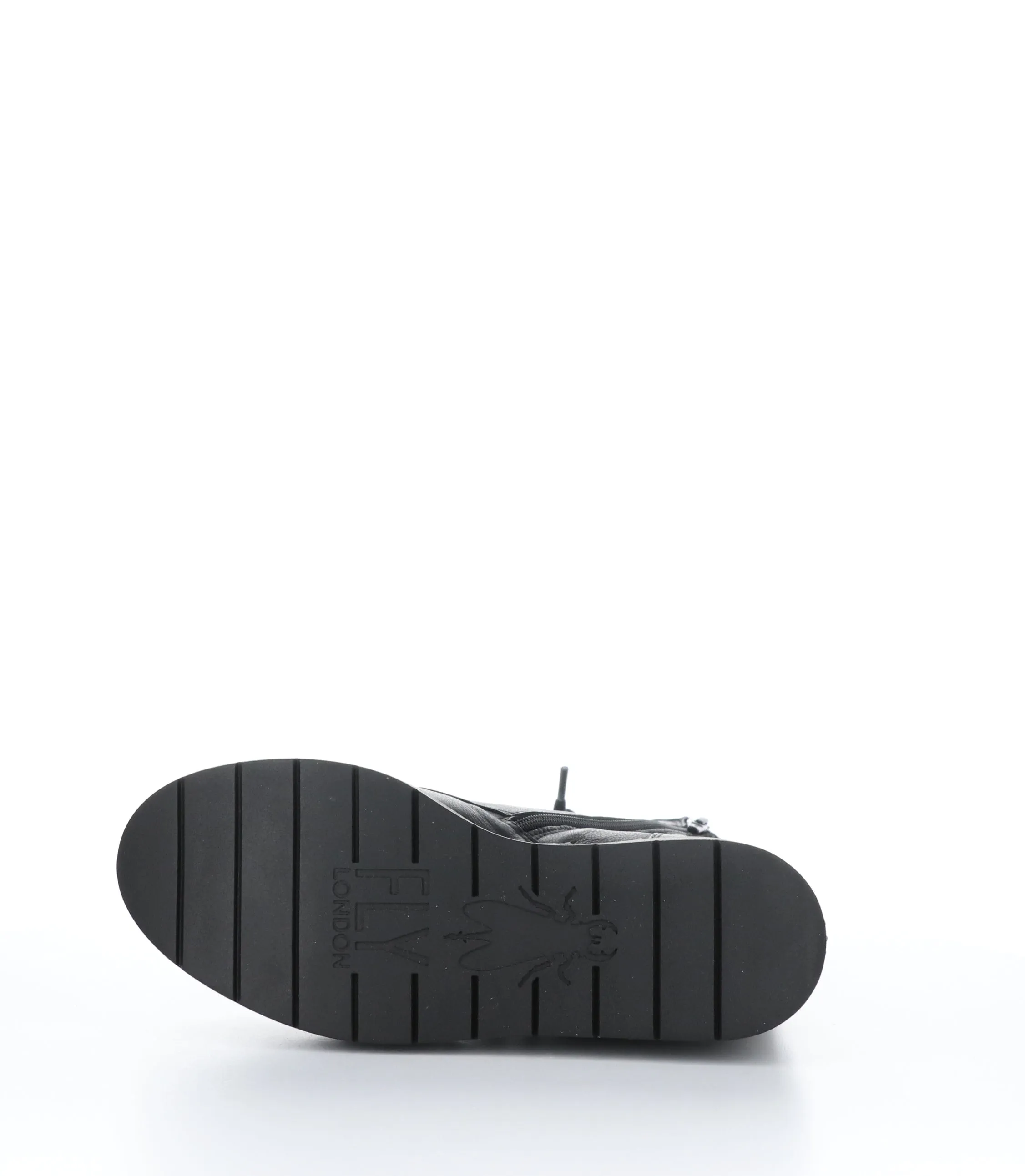 HEPE239FLY Black Zip Up Boots