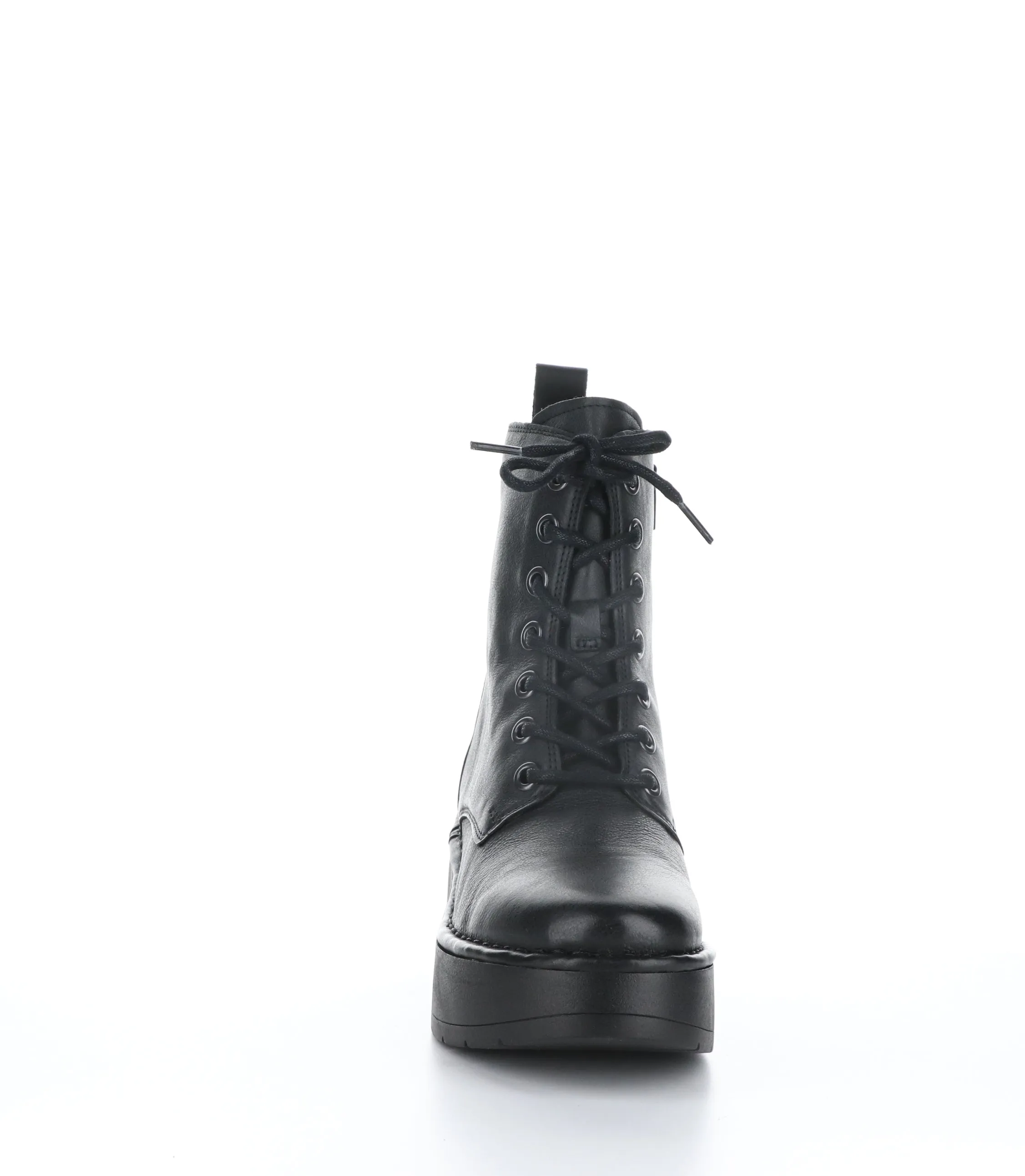 HEPE239FLY Black Zip Up Boots