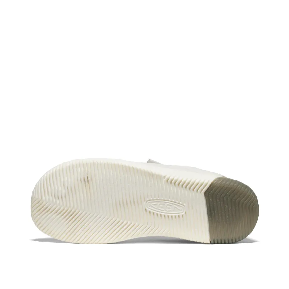 KEEN Women's KNX Leather Sneaker in Star White/Star White