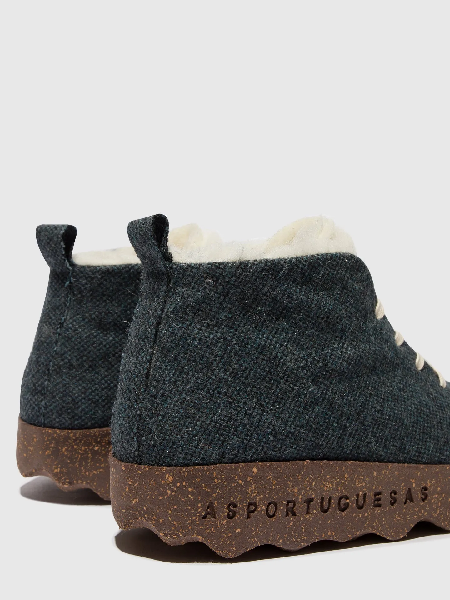 Lace-up Ankle Boots CAKE BLUE