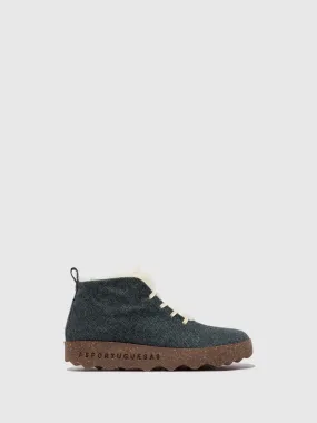 Lace-up Ankle Boots CAKE BLUE