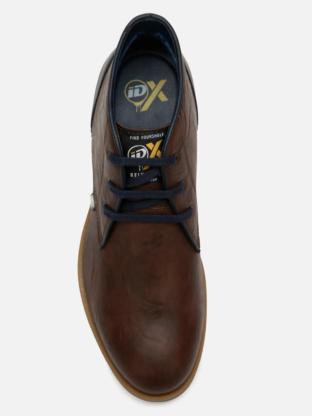 Men's Brown Round Toe Boot (IX1020)