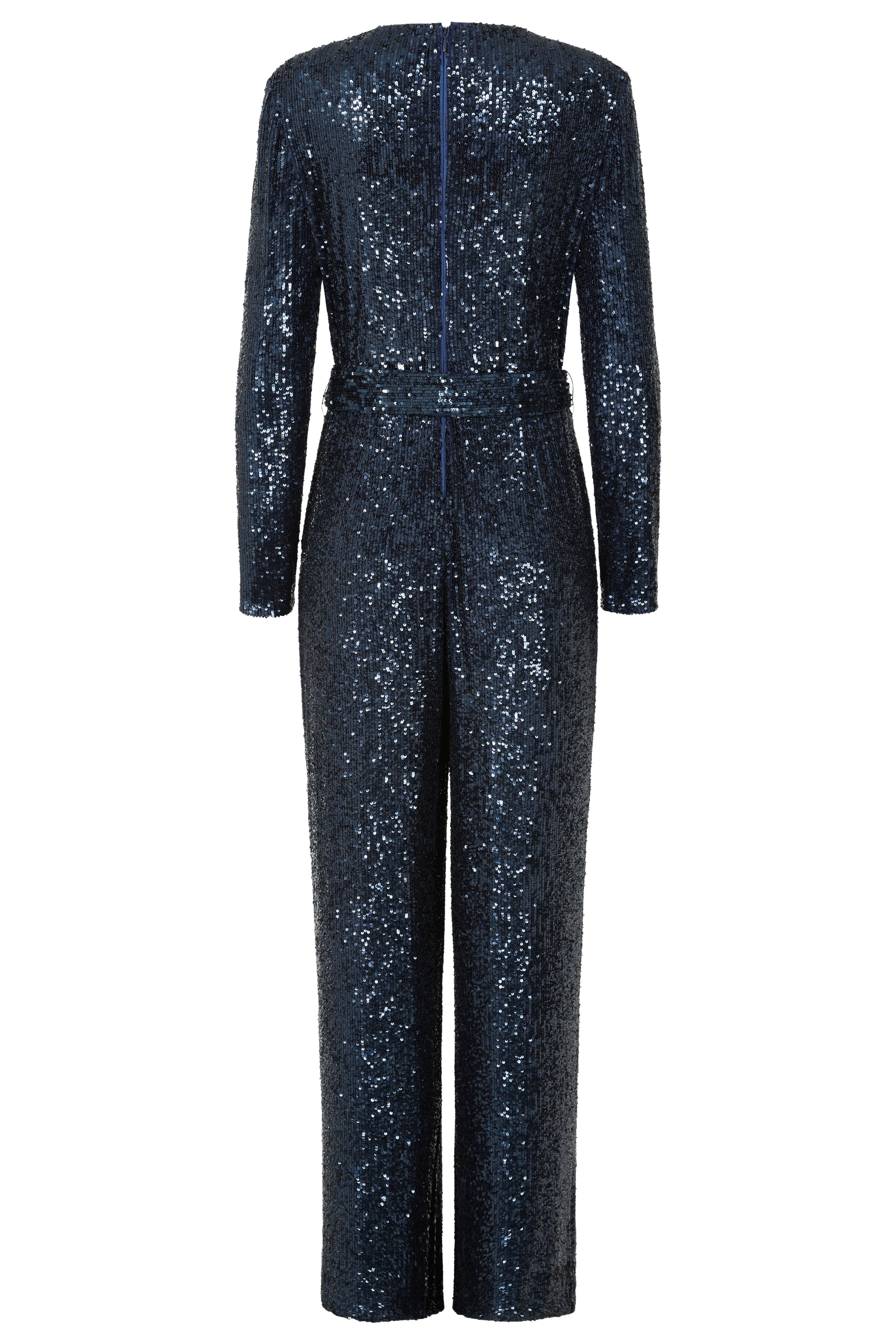 New York Jumpsuit Navy Sequin