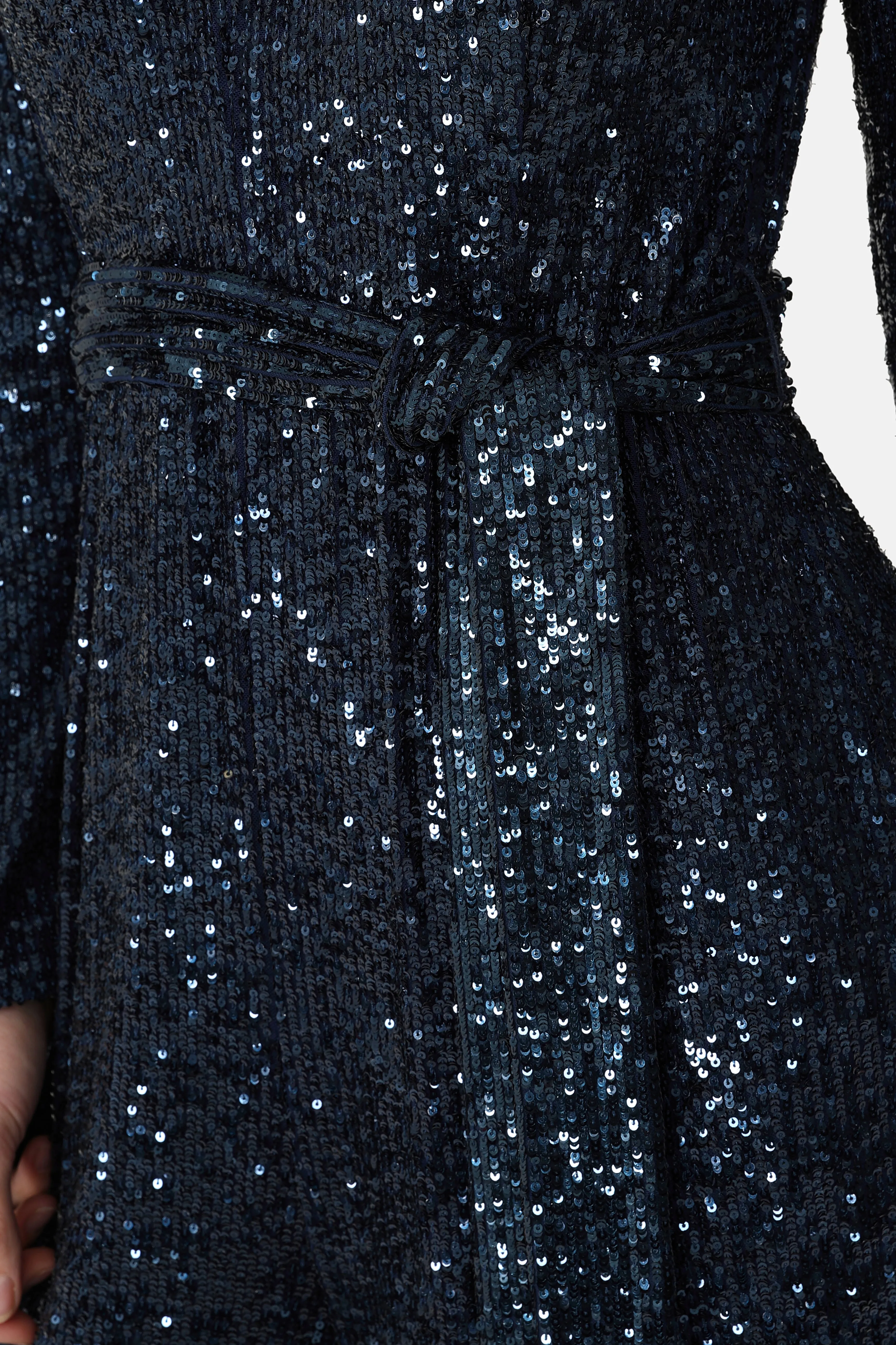 New York Jumpsuit Navy Sequin