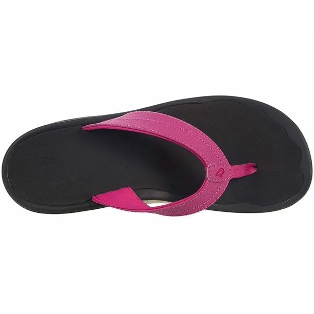 Olukai Women's 'Ohana Sandal - Orchid Flower/Black 20110-7F40