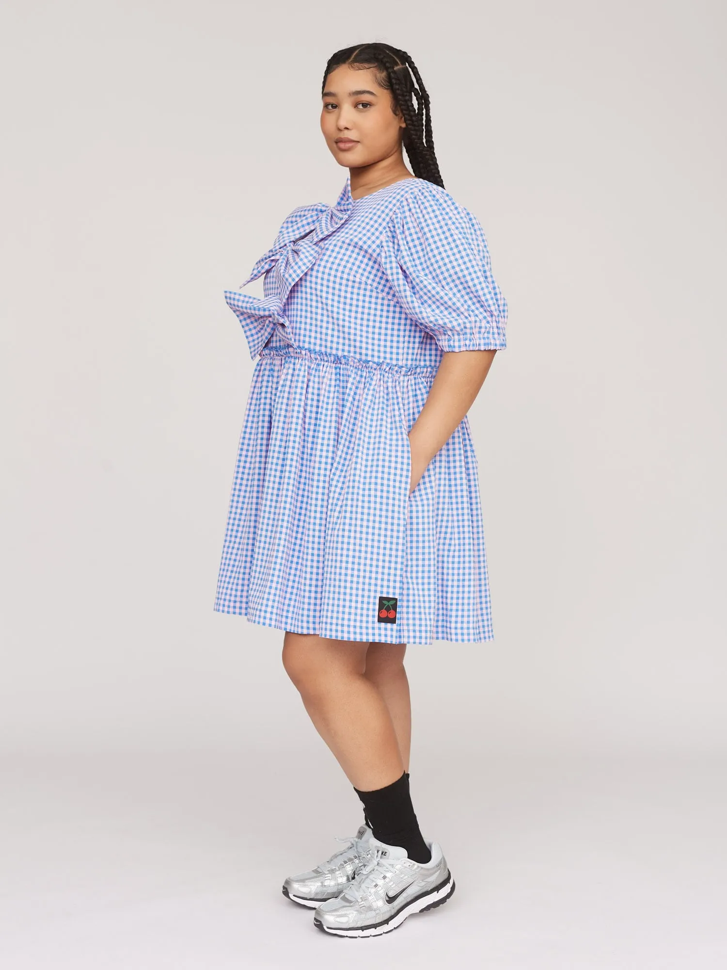 Picnic Bow Smock Dress
