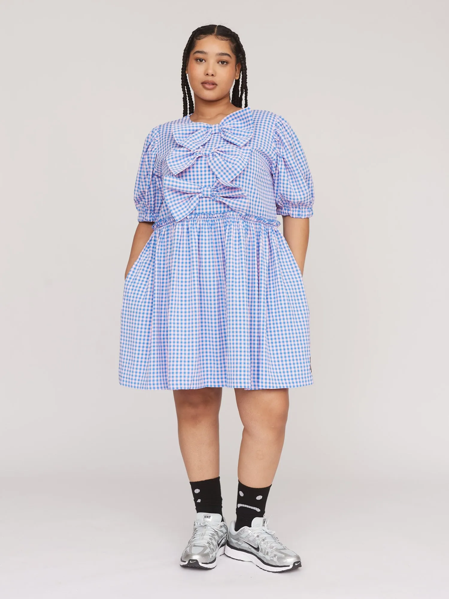 Picnic Bow Smock Dress