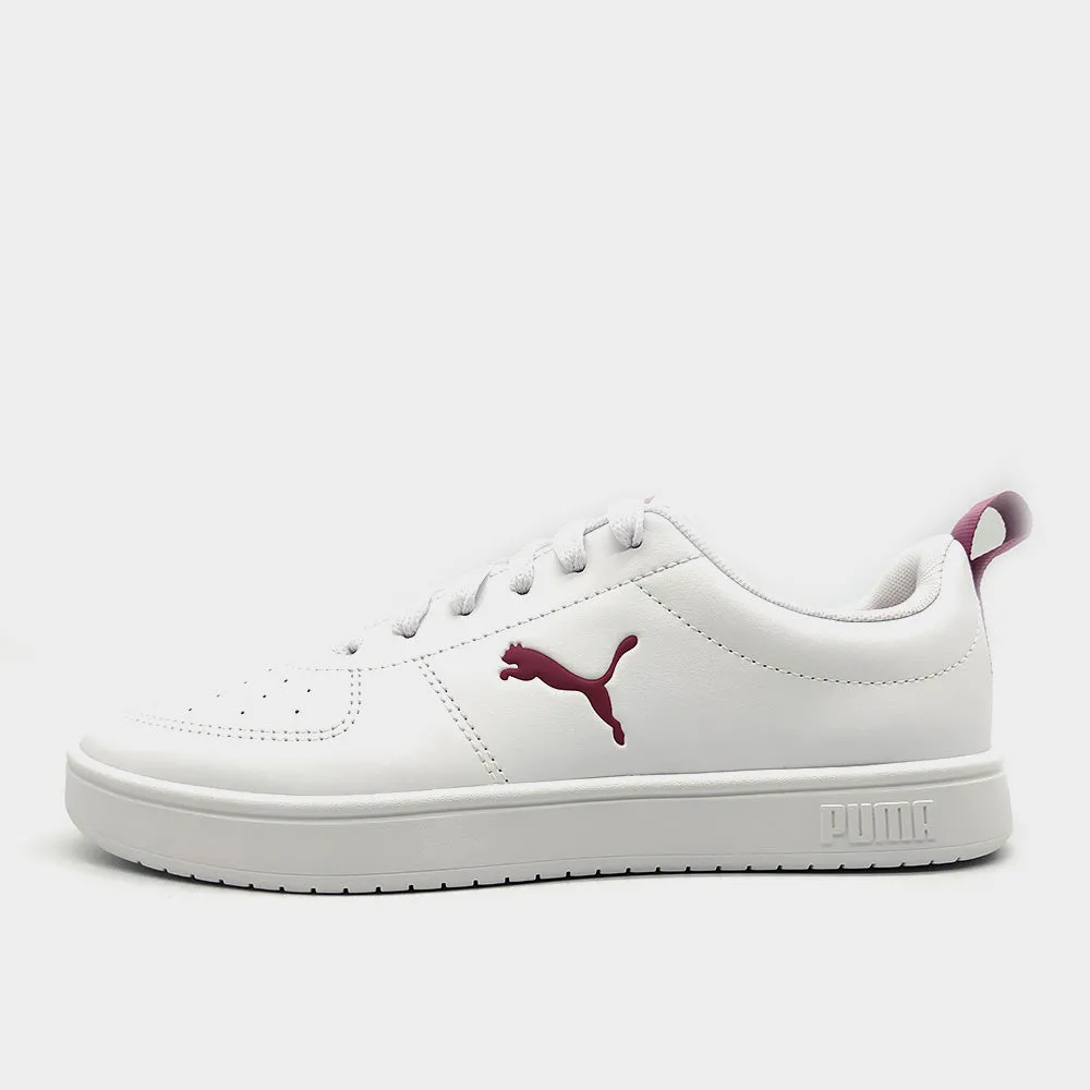 Puma Womens Rickie Cat Sneaker White/pink _ 182925 _ White