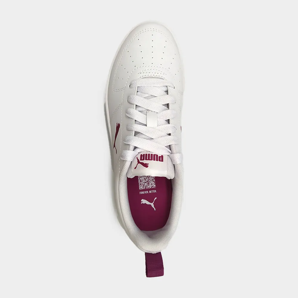 Puma Womens Rickie Cat Sneaker White/pink _ 182925 _ White