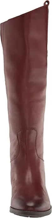 Sam Edelman Penny Burnt Brandy Rounded Toe Block Heel Knee High Equestrian Boots