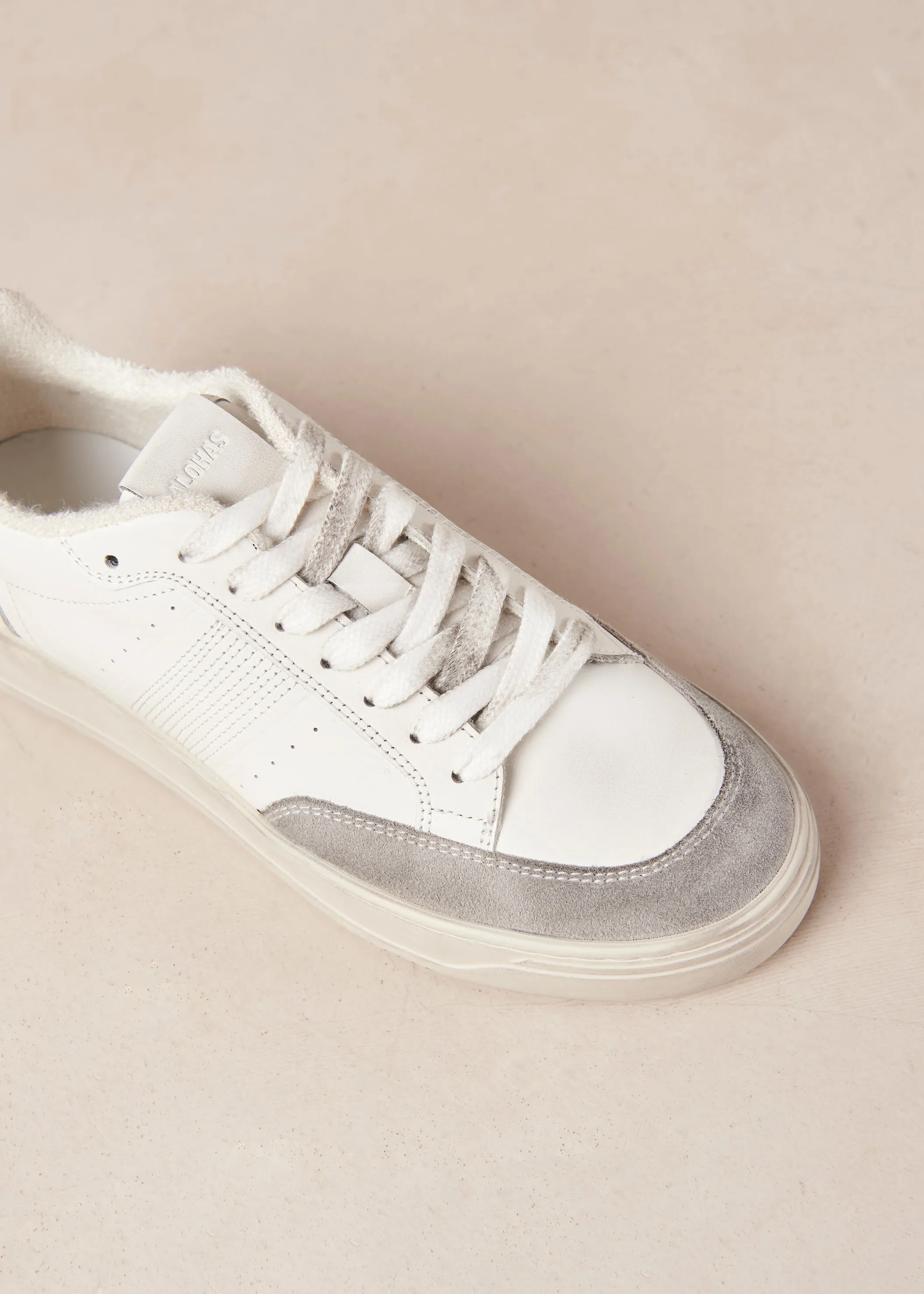 Tb.780 Suede Dusty Light Grey Leather Sneakers
