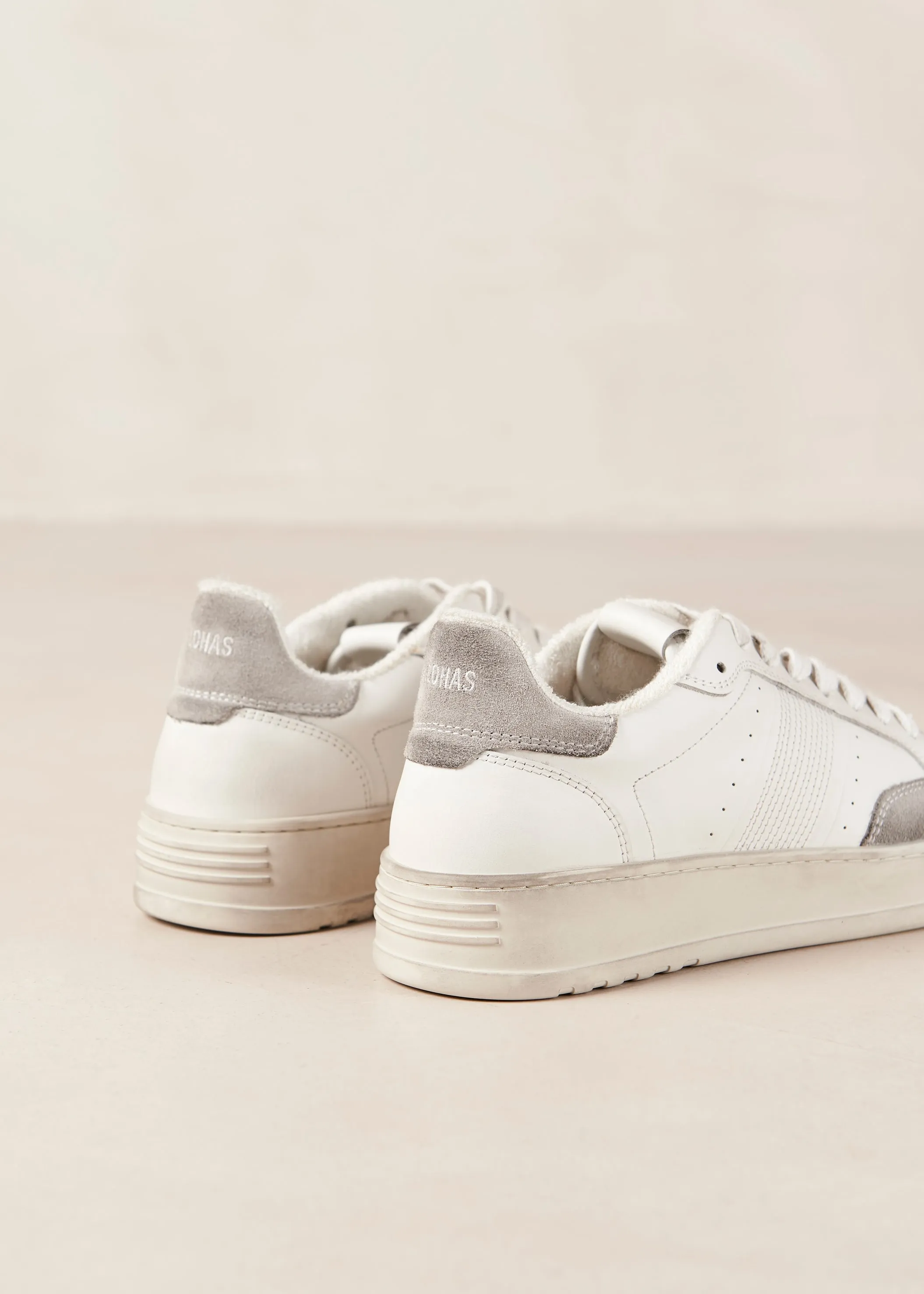 Tb.780 Suede Dusty Light Grey Leather Sneakers