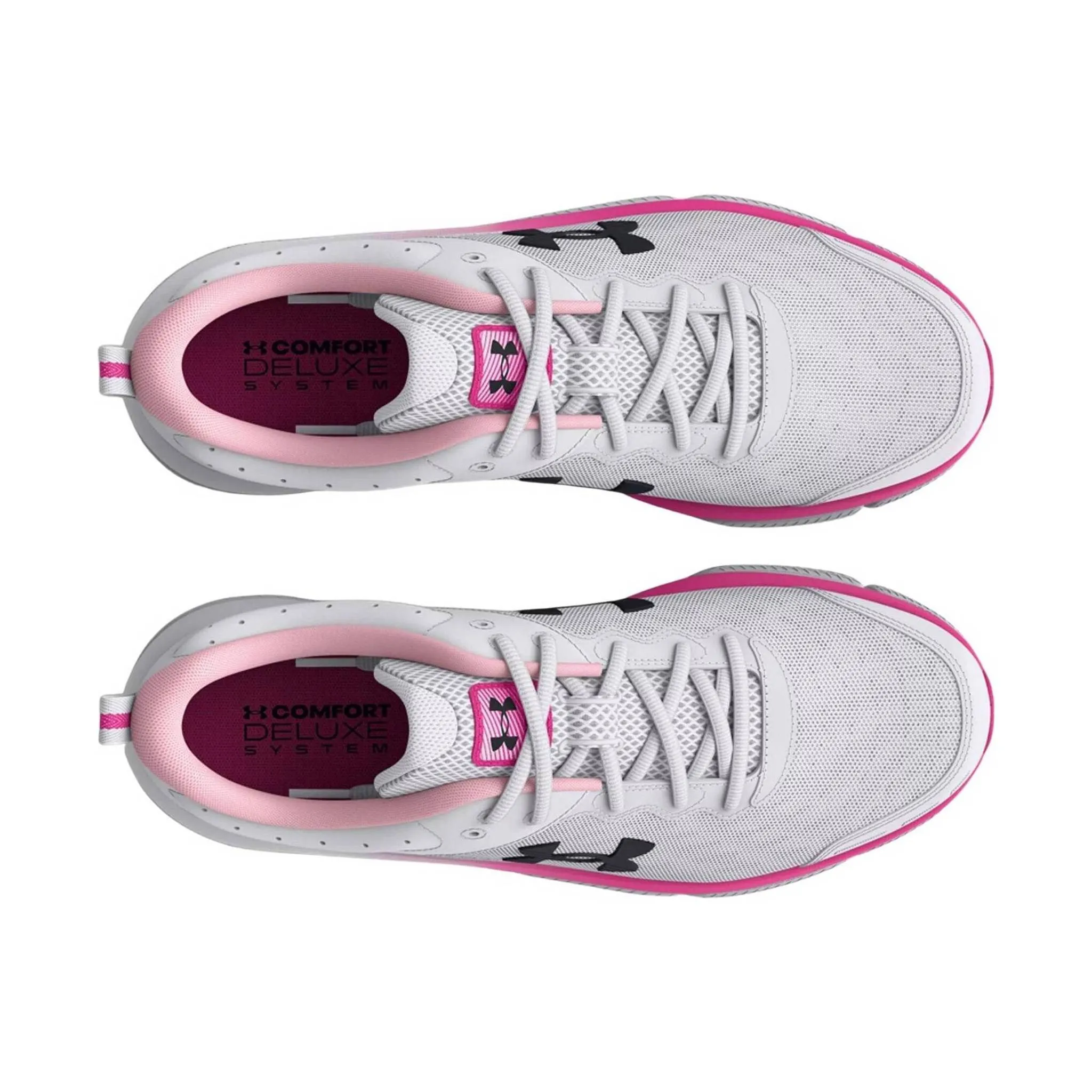 Under Armour Women's Charged Assert 10 - White/Pink