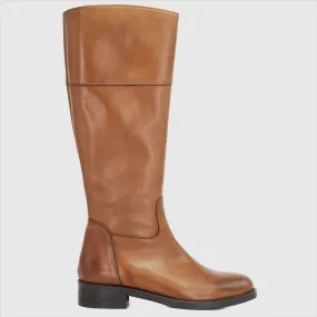 Women's equestrian boot in calf leather cuoio (GC5904)